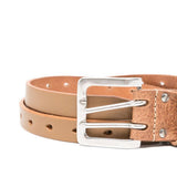 Cintura con fibbia  in beige Our legacy - uomo 