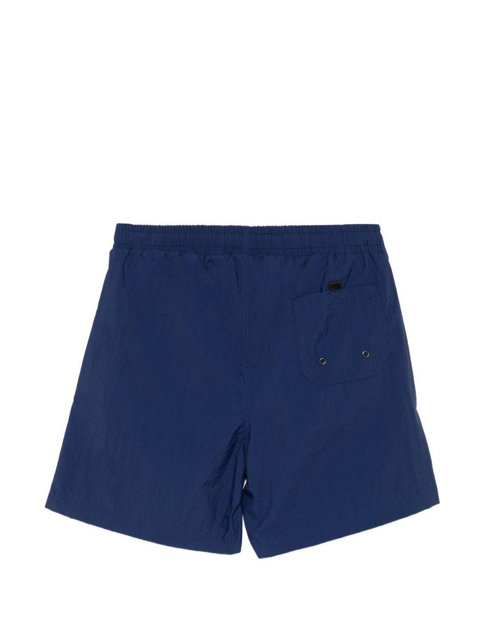 Costume da bagno con coulisse in blu Aspesi - uomo 