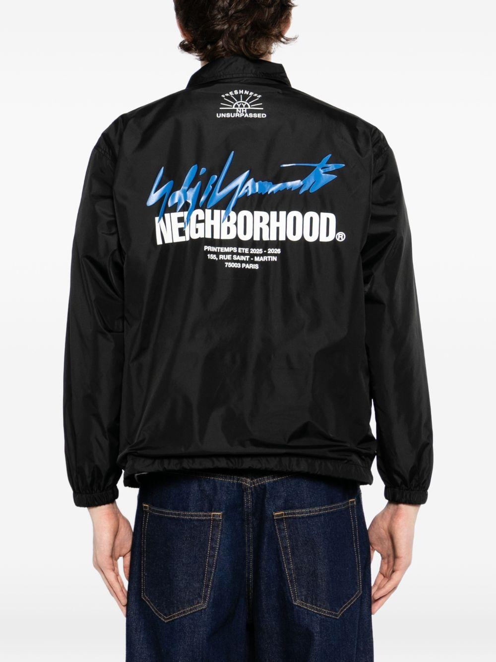 Giacca con logo in nero Yohji yamamoto - uomo 