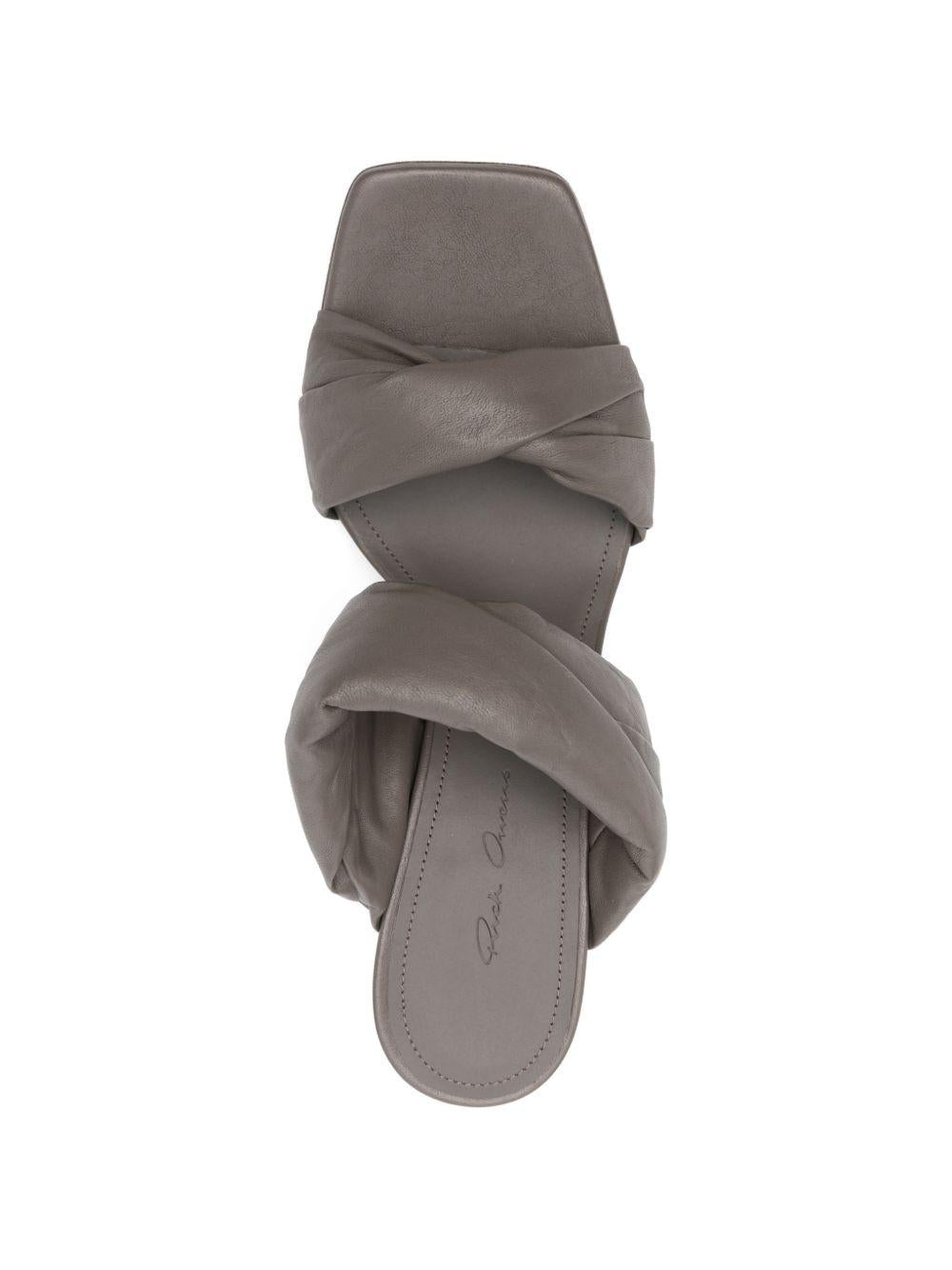 Sandali intrecciati in grigio Rick owens - donna 
