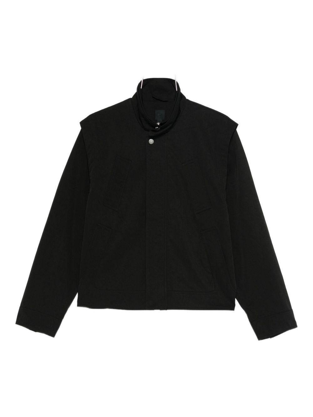 Giacca con chiusura nascosta in nero  _J.L-A.L_ - uomo 