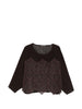 Top in pizzo in marrone Maurizio - donna