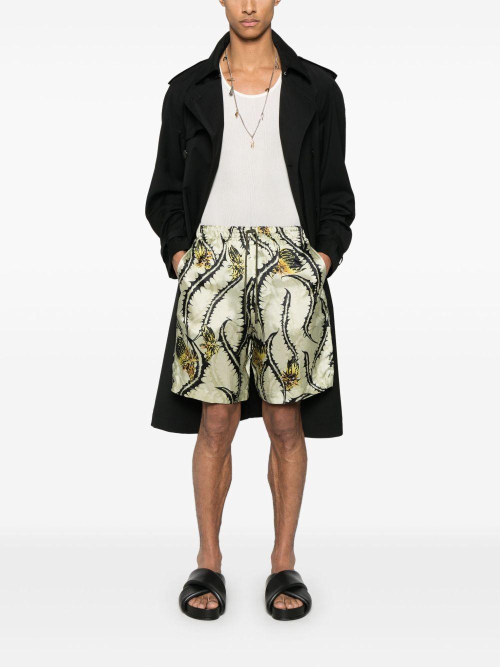 Short piperi con stampa cardo multicolore Dries van noten - uomo 