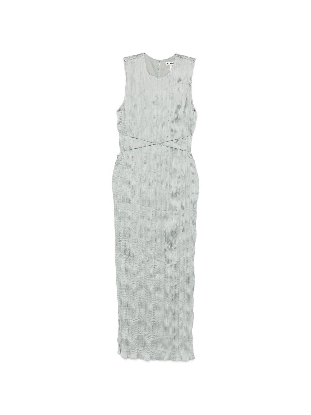 Abito lungo Mizu in argento staud - donna 