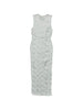 Abito lungo Mizu in argento staud - donna
