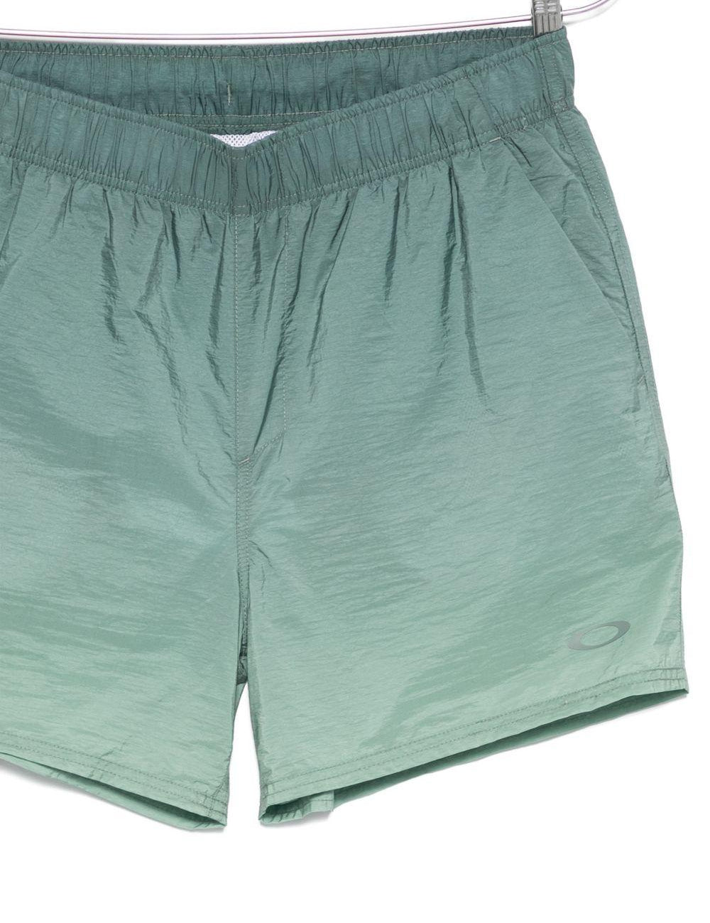 Costume con vita elasticizzata in verde Oakley - uomo 