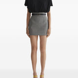 Body drapeggiato power in nero Mugler - donna 