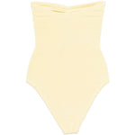 Costume da bagno con spalline in giallo Hunza g - donna 