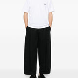 T-shirt con logo in bianco Comme des garcons homme - uomo 