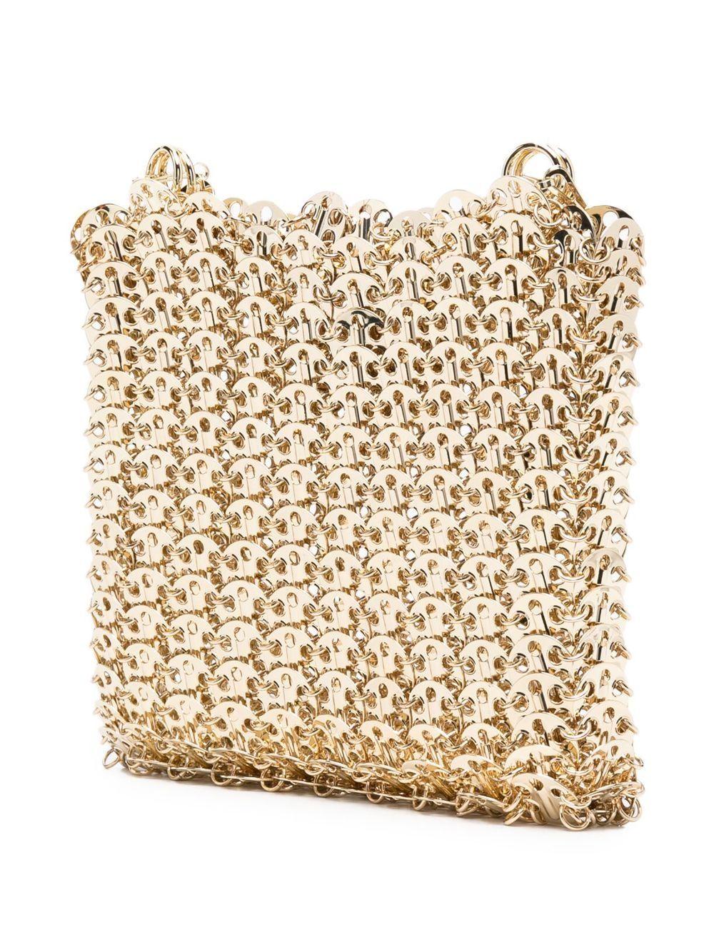Borsa Iconic Chain 1969 in oro Rabanne - donna 