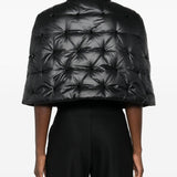 Mantella imbottita in nero Amen - donna 