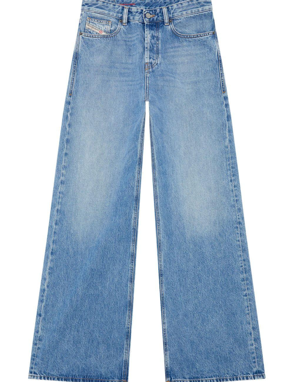 Jeans a gamba dritta in blu Diesel - donna 
