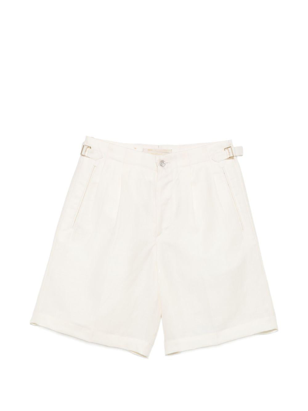 Shorts a pieghe con fibbia in bianco Briglia 1949 - uomo 