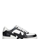 Sneakers basse sta #1 m2 in bianco e nero A Bathing Ape - uomo 