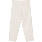 Pantaloni Vincent a gamba dritta con pieghe in bianco Costumein - uomo 