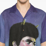 Camicia con stampa grafica multicolore Carne bollente - uomo 