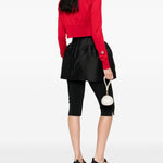 Cardigan con cristalli in rosso Simone rocha - donna 