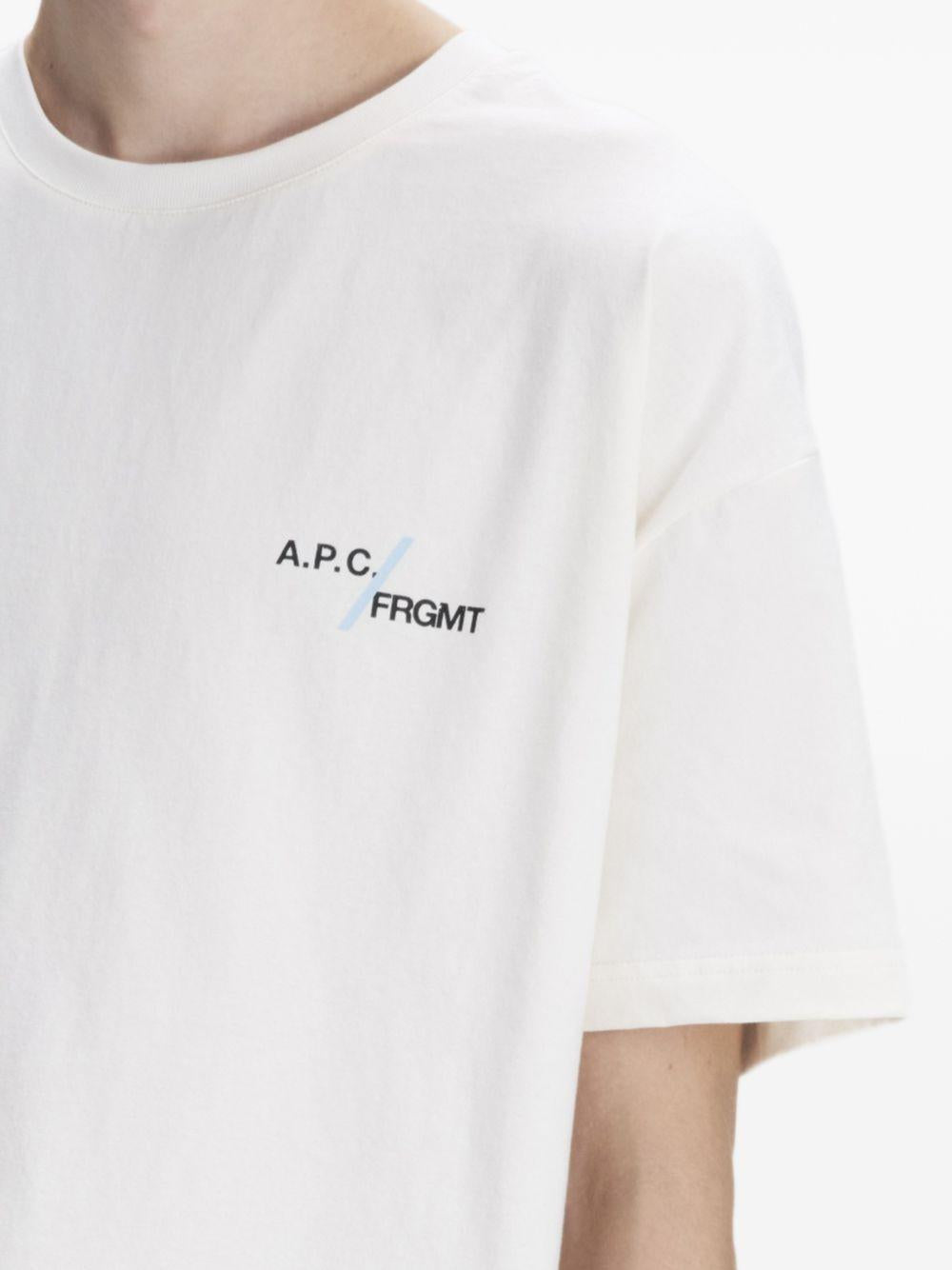 T-shirt Renoncement in bianco 