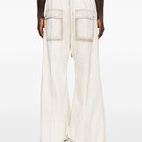 Pantaloni Bela con coulisse in avorio Rick owens - uomo 