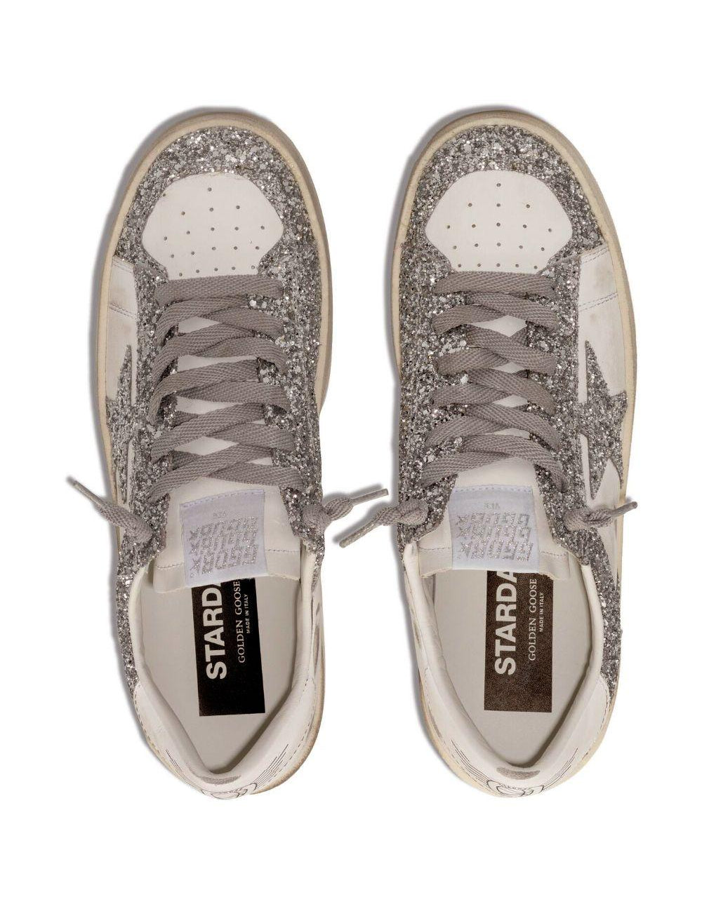 Sneakers con applicazione in bianco Golden goose - donna 