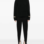 Gonna lunga con spacchi centrali in nero Rick Owens - donna 