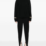 Gonna lunga con spacchi centrali in nero Rick Owens - donna 