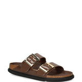 Sandali Arizona con fibbia in marrone Birkenstock - unisex 