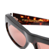 Occhiali da sole geometrici elin in marrone Port tanger - unisex 