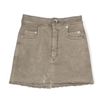 Minigonna in denim in grigio - bambina 