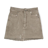 Minigonna in denim in grigio - bambina 