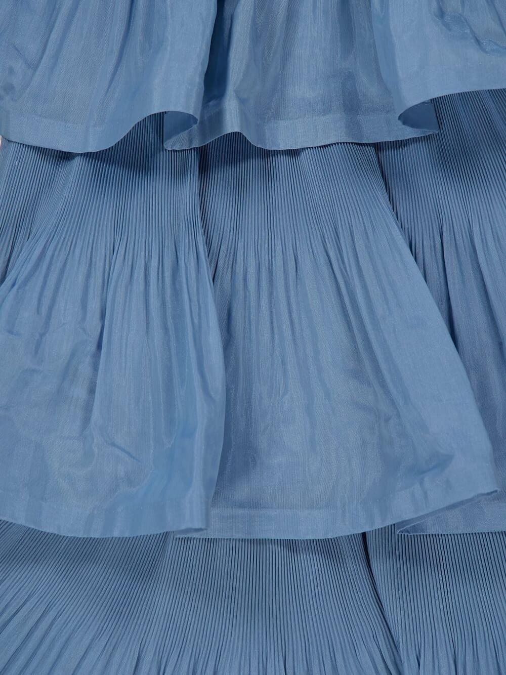 Abito midi plissettato in blu Zimmermann - donna 
