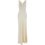 Abito con scollo a scialle in avorio The Andamane - donna 