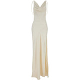 Abito con scollo a scialle in avorio The Andamane - donna 