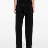 Jeans a gamba affusolata con cristalli in nero Golden goose - donna 