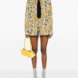 Shorts con stampa grafica in multicolore di Marni - donna 
