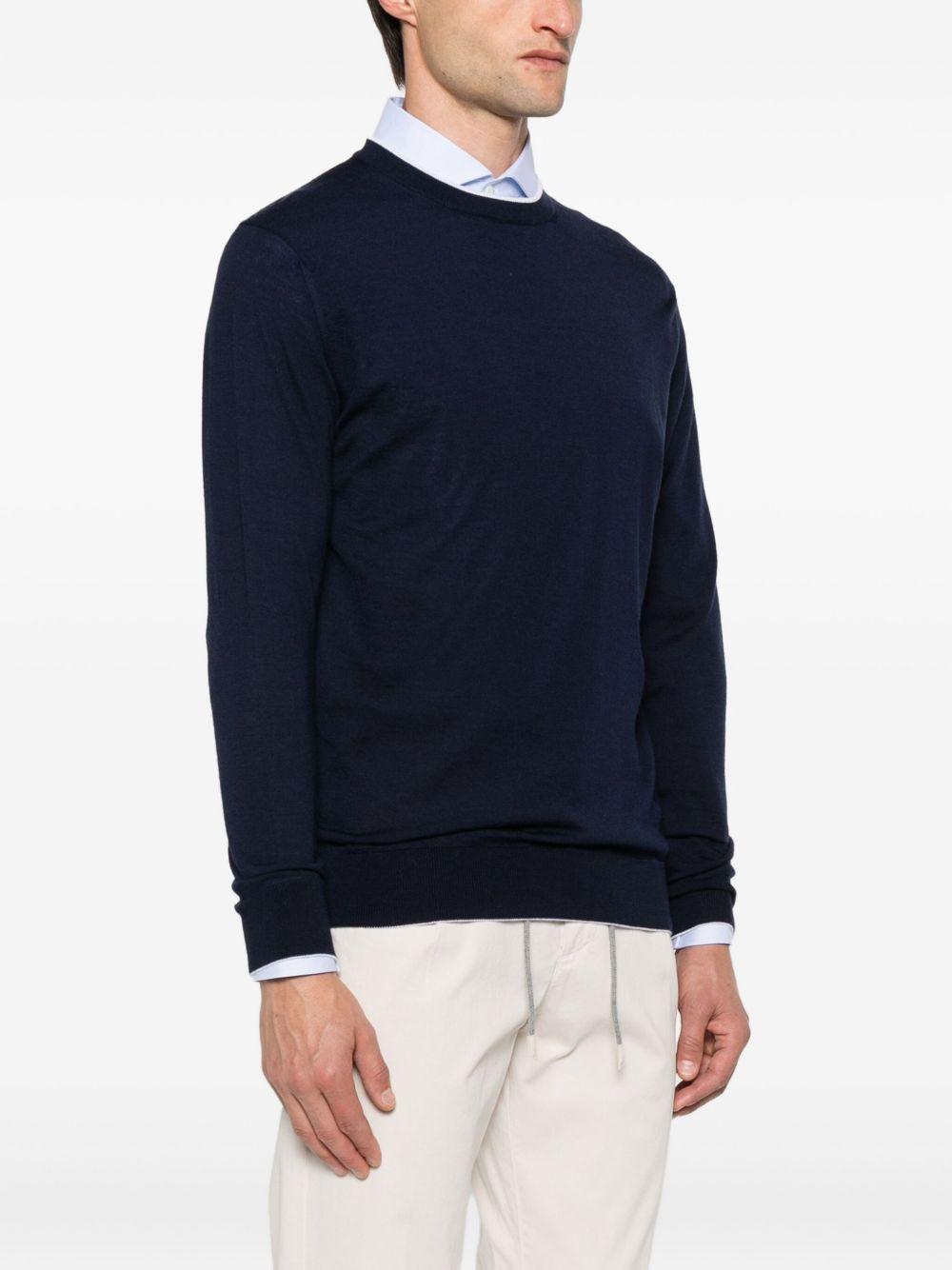Maglione a maniche lunghe in blu Eleventy - uomo 