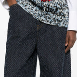 Jeans textured in blu Ganni - donna 