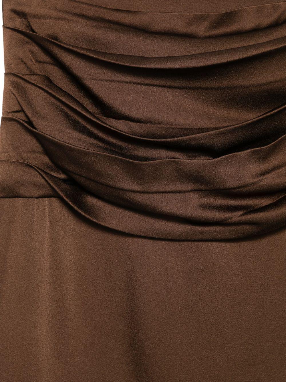 Gonna increspata in marrone Giuseppe Di Morabito - donna 