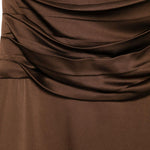 Gonna increspata in marrone Giuseppe Di Morabito - donna 