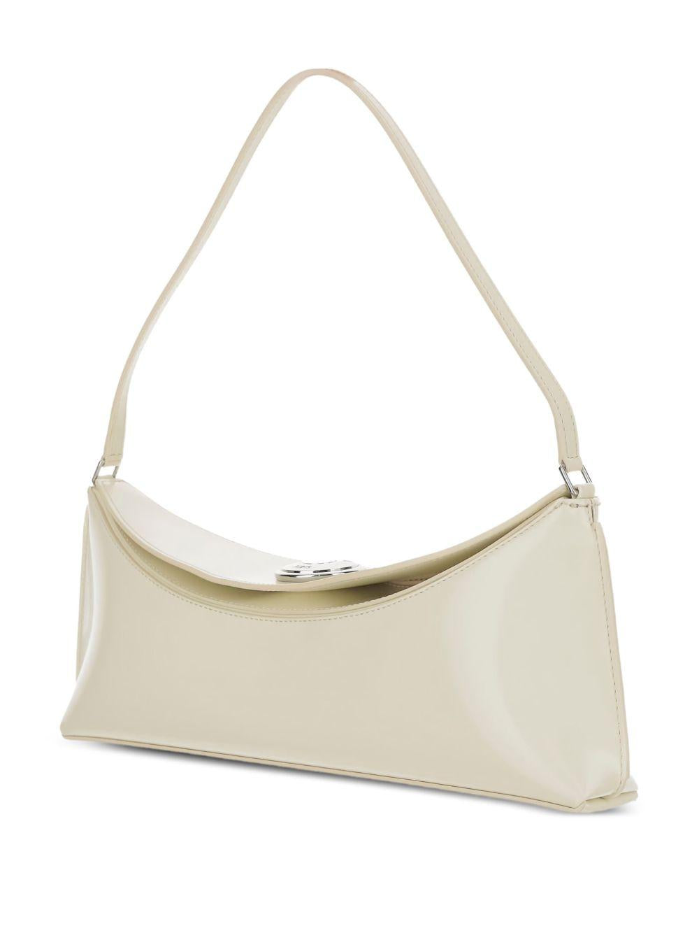 Borsa la ovalo clutch in avorio Jacquemus - donna 