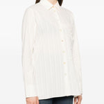 Camicia a righe in bianco Golden goose - donna 