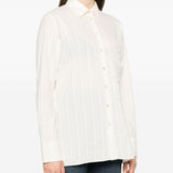 Camicia a righe in bianco Golden goose - donna 