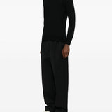 Maglione a collo alto in nero Kangra - uomo 