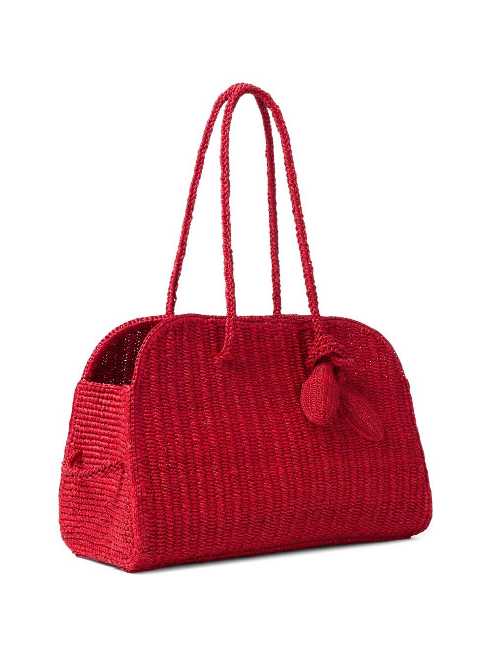 Borsa tote Turismo in rosso Jacquemus - donna 