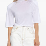 Top "Le tshirt spallina" in bianco Jacquemus - donna 