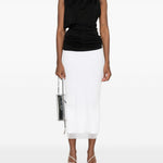 Gonna midi a matita album in bianco Maxmara - donna 