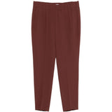 Pantaloni elasticizzati in marrone Brunello cucinelli - donna 