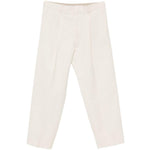 Pantaloni Vincent a gamba dritta con pieghe in bianco Costumein - uomo 