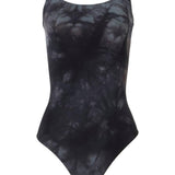 Body con fantasia tie dye in nero Wolford - donna 