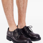 Derby con lacci in nero Mm6 maison margiela - uomo 